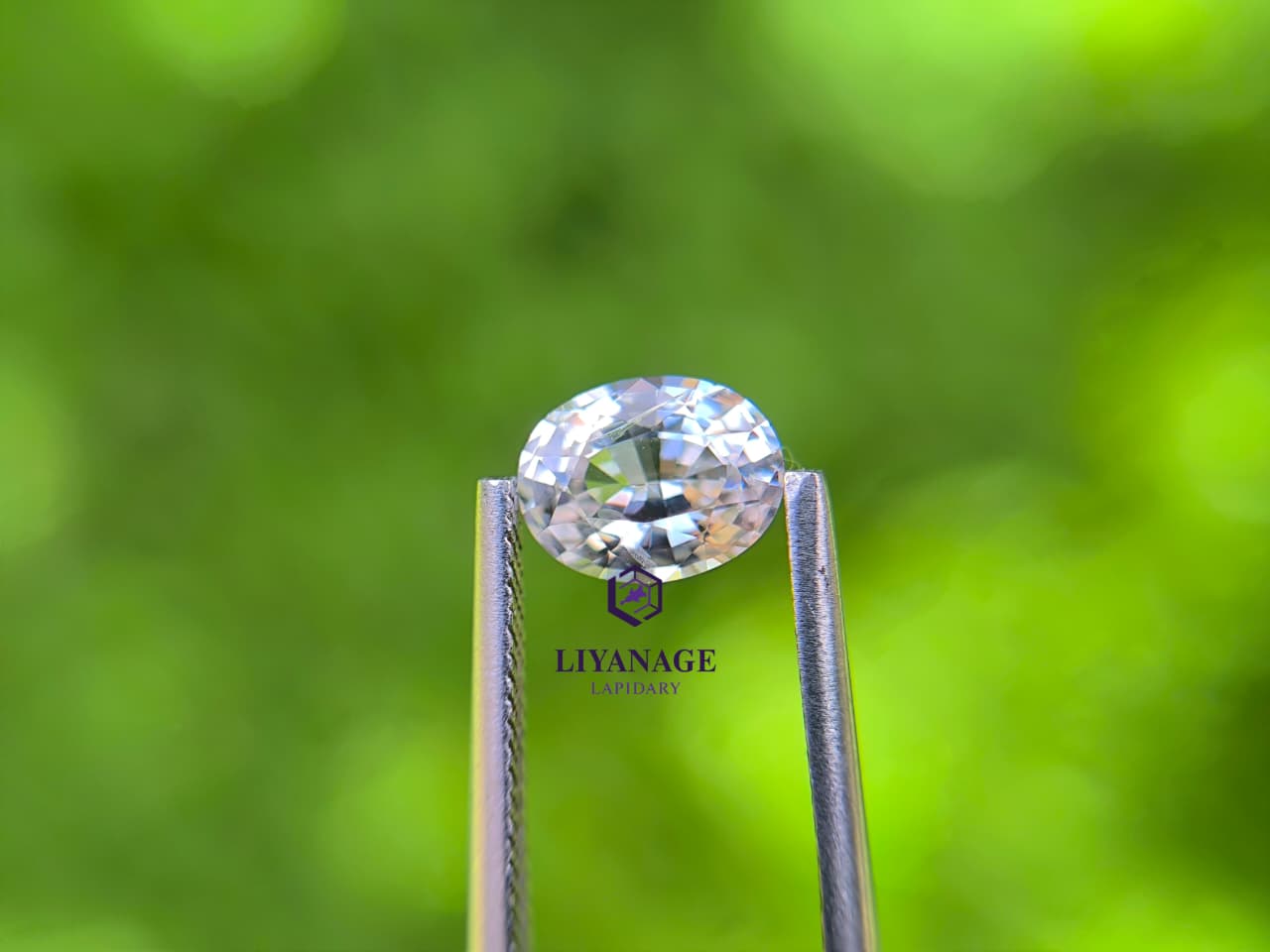 1.14 ct Natural Ceylon White Sapphire - liyanage lapidary