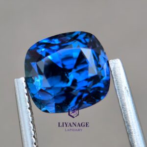 2.67 ct Standard Heated Ceylon Blue Sapphire Cushion Step Mixed Cut