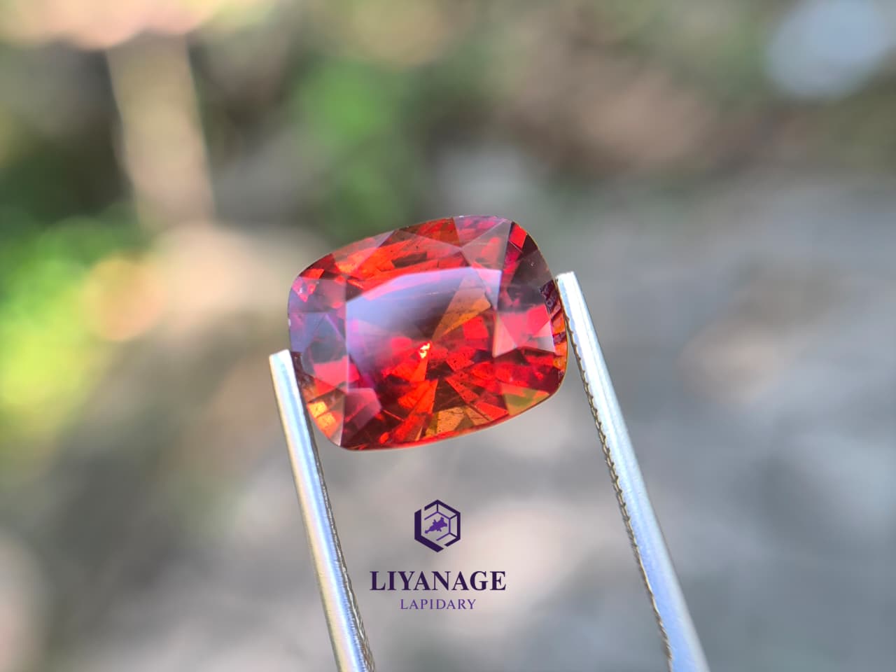 DG00803 | 8.52 ct Unheated Namibian Spessartite Garnet Cushion Cut - Image 5
